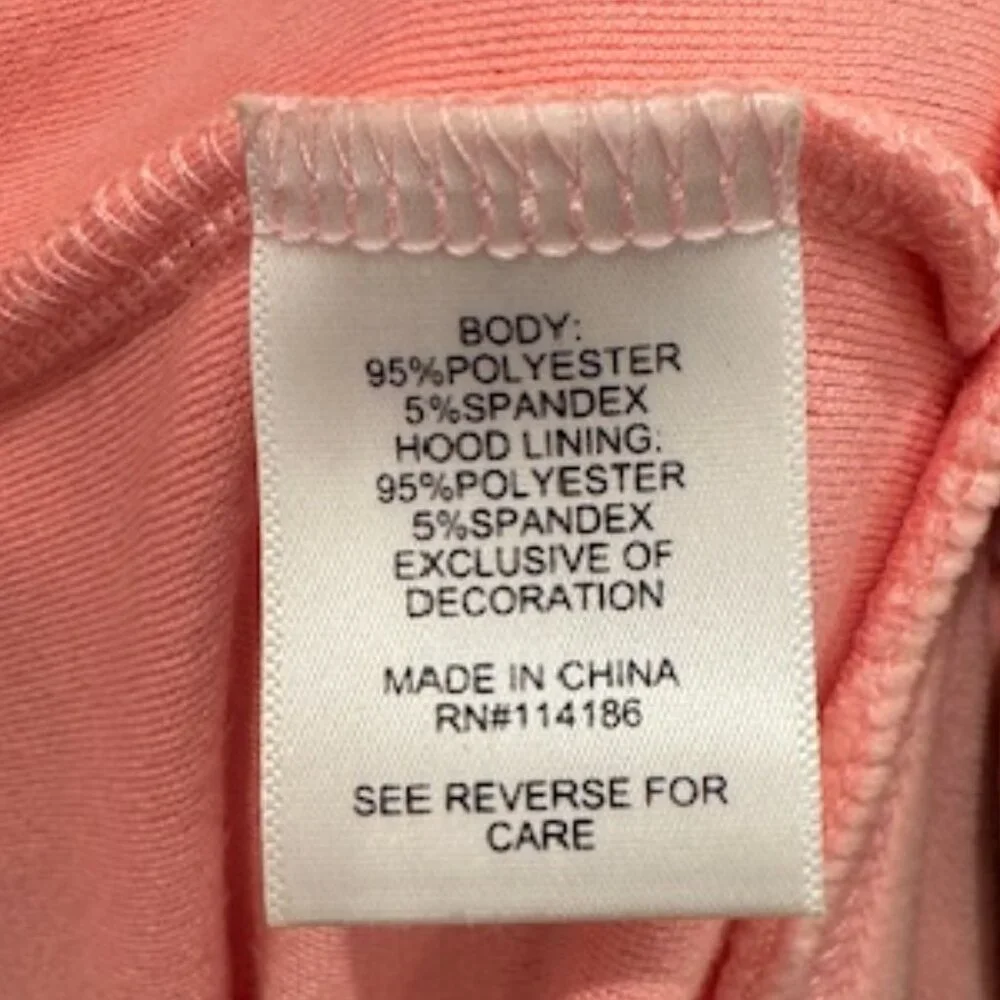 Juicy Couture Pink Velour Tracksuit, 2 pieces, Zip Hoodie Jacket & Pants, Size S